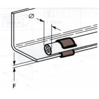 Attaches métalliques pour bords de tôle