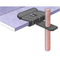 Attache à frapper pour tige filetée