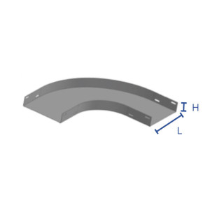 Coude à plat à 90°