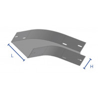 Coude à plat à 135°