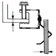 Pince acier IPN pour tige filetée