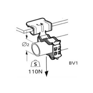 Attaches métalliques pour tube