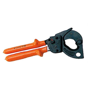 Pince coupe-câble alu-cuivre à cliquet isolé 1000V norme EDF