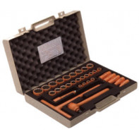 Composition de douilles série «Standard» 1/2’’ 32 outils isolés 1000V