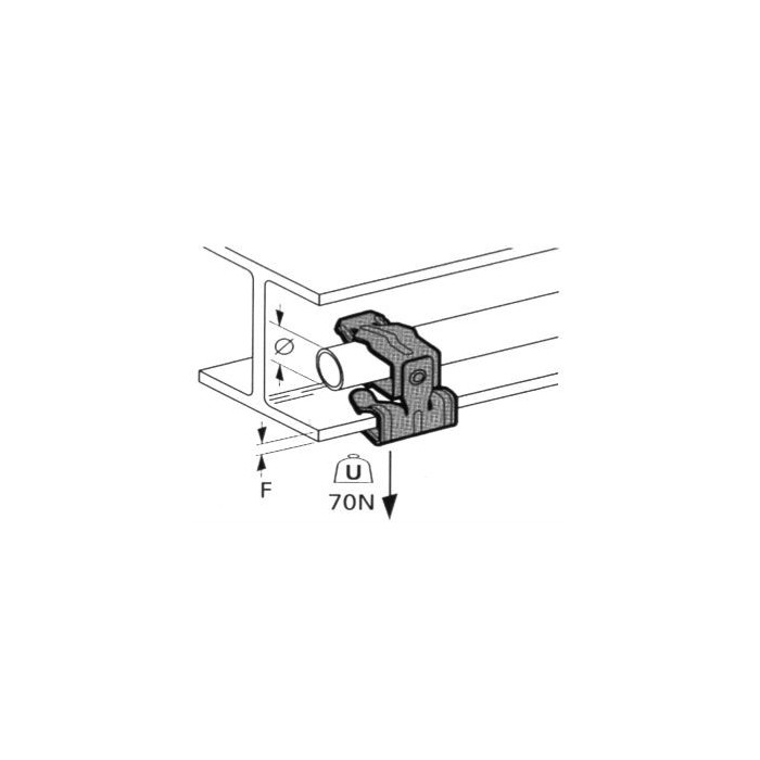Attaches métalliques pour tube