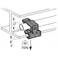 Attaches métalliques pour tube
