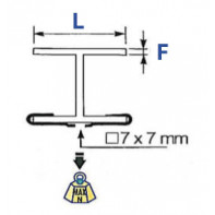 Attache métallique pour suspension sous IPN