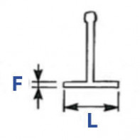 Attaches métalliques pour boite de dérivation