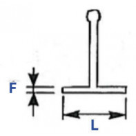 Attaches métalliques pour boite de dérivation