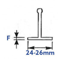Attaches métalliques pour boite de dérivation