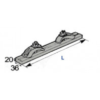 Kit attache crampon lourd avec rail de 36 x 20 mm