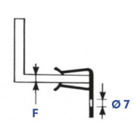 Attaches métalliques pour tube
