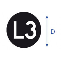 Etiquette adhésive Phase 3