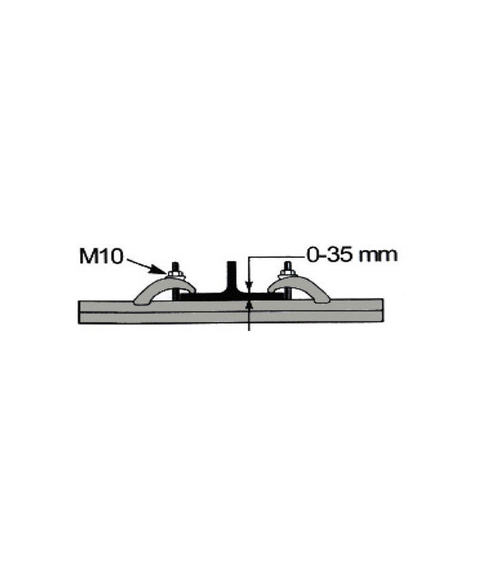 Rail de 41 x 21-21 mm