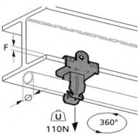 Attaches métalliques pour tube