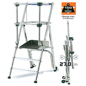 Plate forme de travail spécial artisan à garde-corps fixe