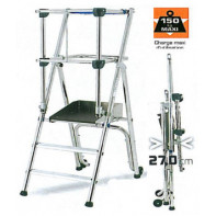 Plate forme de travail spécial artisan à garde-corps fixe