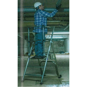 Plate forme de travail spécial artisan à garde-corps fixe