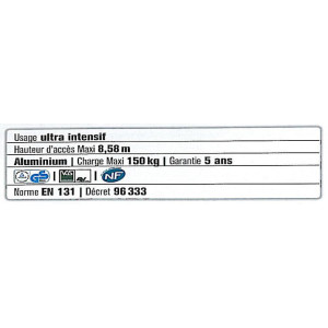 Echelle transformable 2 plans