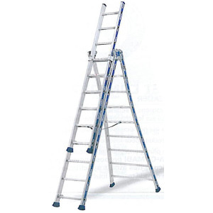 Echelle transformable 3 plans