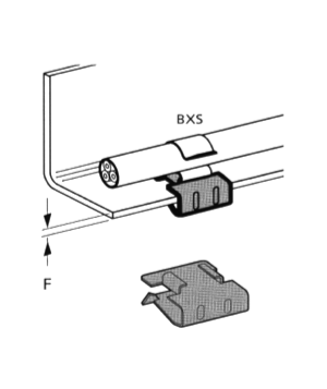 Attache pour bords de tôle d’épaisseur supérieure