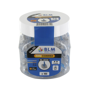 Borne de connexion pour fils rigides et souples de 0,2 à 4mm2