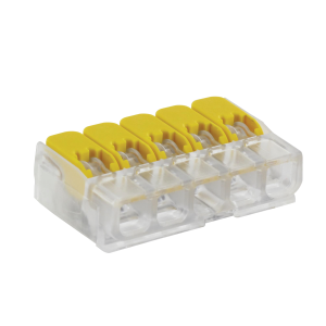 Borne de connexion compacte pour fils rigides et souples de 0,2 à 4mm2