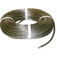 Tresse ronde cuivre etamé