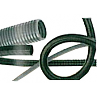 Conduit annelé polyamide fendu noir