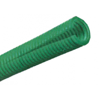 Conduit annelé polyioléfine fendu vert