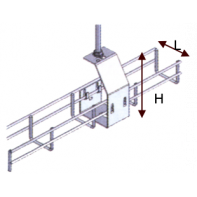 Suspente pour chemin de câble fil largeur 50 et 100 mm