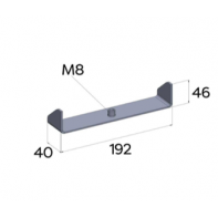U de suspension (avec tige de 8)