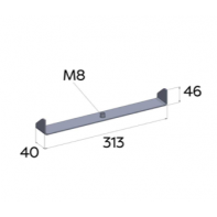 U de suspension (avec tige de 8)