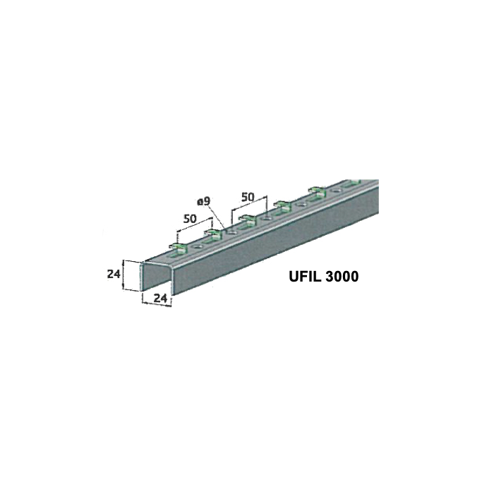 Rail de suspension pour CDC fil
