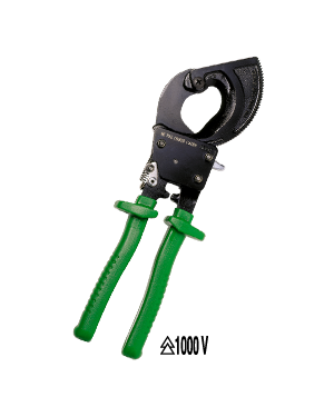 Coupe-câble alu-cuivre à cliquet capacité 240 mm² isolé 1000V