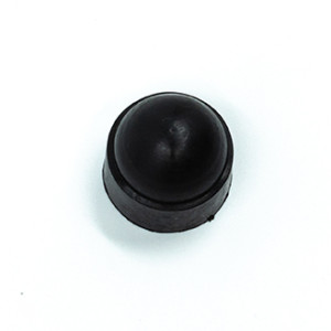 Cache écrou hexagonal en PEHD noir