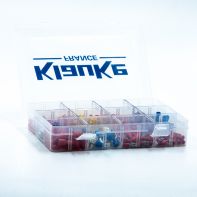 Coffret plastique assortiment 230 cosses préisolées à sertir