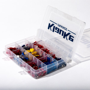Coffret plastique assortiment 230 cosses préisolées à sertir