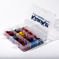 Coffret plastique assortiment 230 cosses préisolées à sertir