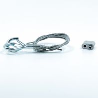 Kit verrou + filin avec 2 mousquetons