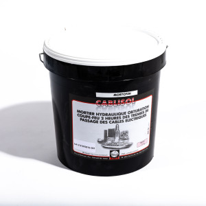 Mortier hydraulique obturation coupe-feu 2 heures