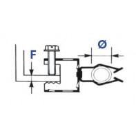 Attaches métalliques pour tube