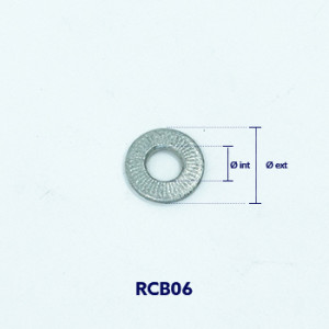 Rondelle contact bichromaté