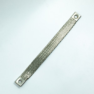 Tresse de masse plate