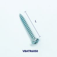 Vis VBA tête ronde cruciforme zinguée