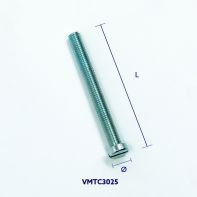 Vis métaux tête cylindrique fendue - acier zingué 