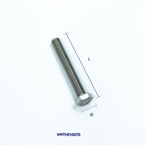 Vis métaux tête hexagonale inox A2