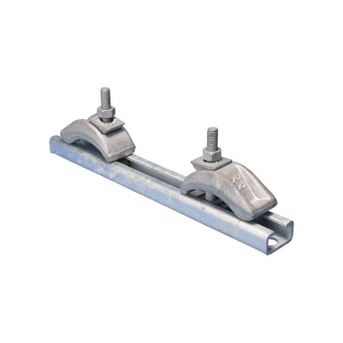 Kit attache crampon lourd avec rail de 36 x 20 mm