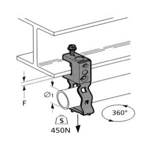 Attaches métalliques pour tube