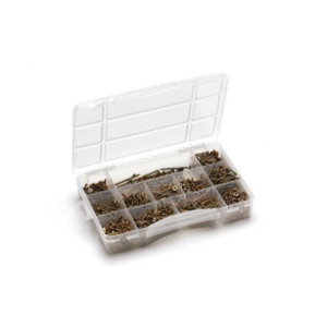 Coffret transparent vis VBA têtes fraisées